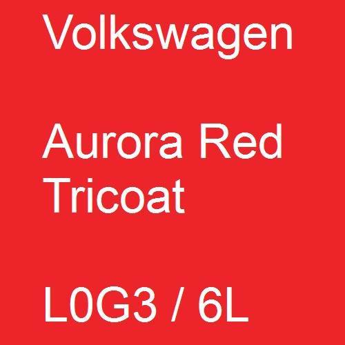 Volkswagen, Aurora Red Tricoat, L0G3 / 6L.